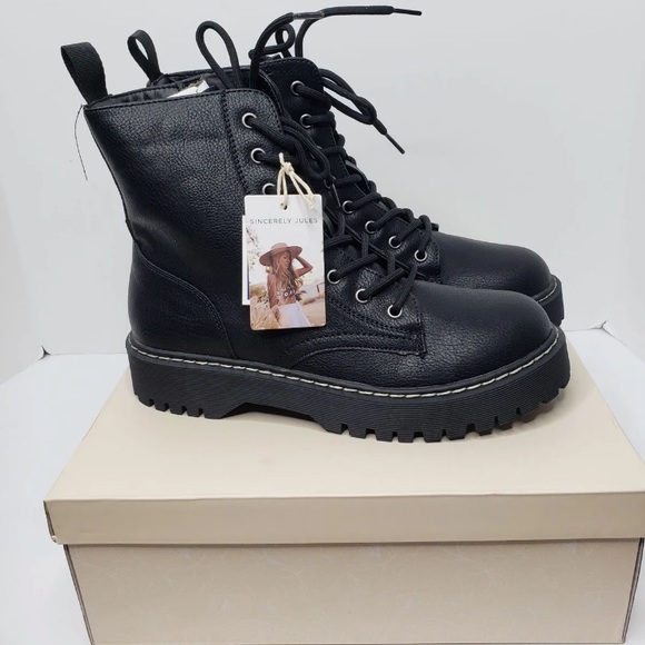 Sincerely Jules Combat boots - Picture 2 of 3